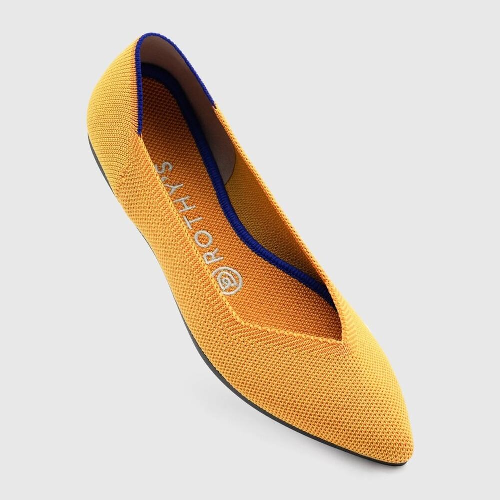 Rothy’s The Point Flats in Marigold 11.5